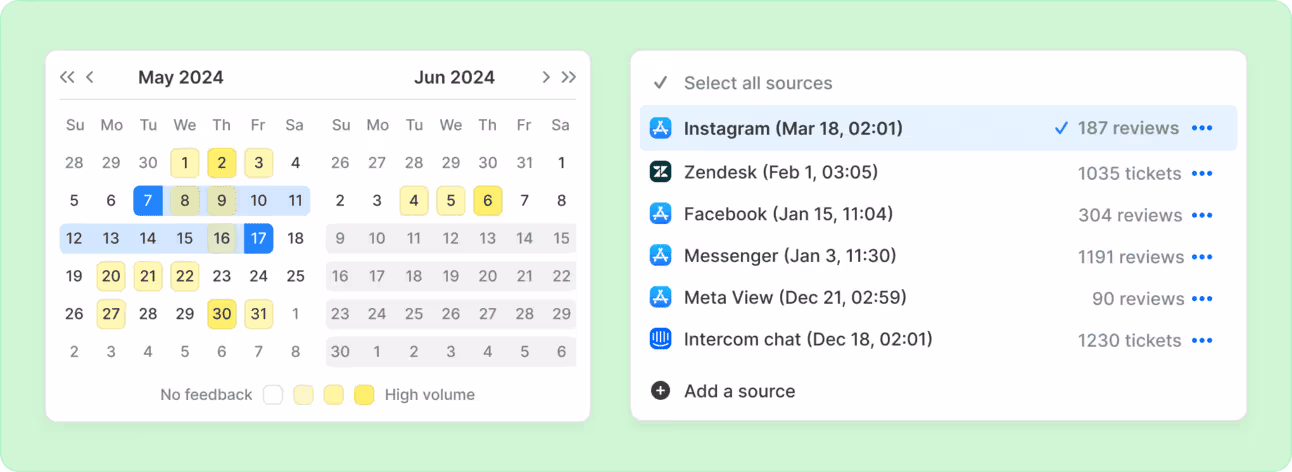 Update: Sift through your feedback faster
